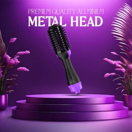 One step 4in 1 hair dryer and styler premium quality Aluminium Metal Head