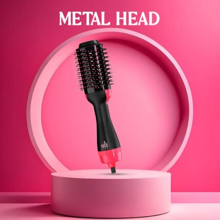 One step 4in 1 hair dryer and styler premium quality Aluminium Metal Head